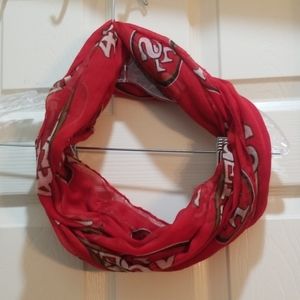 San Feancisco 49ers infinity scarf.